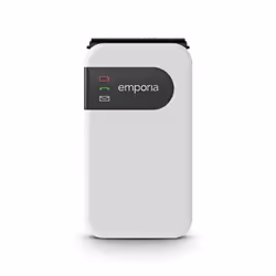 Emporia emporiaSIMPLICITYglam 7,11 cm (2.8") 102 g Nero, Bianco Telefono per anziani