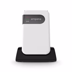 Emporia emporiaSIMPLICITYglam 7,11 cm (2.8") 102 g Nero, Bianco Telefono per anziani