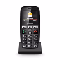 Emporia emporiaHAPPY 70 g Nero Telefono di livello base - Vista aggiuntiva 7