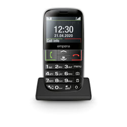 Emporia emporiaEUPHORIA-LTE 5,84 cm (2.3") 98 g Nero Telefono per anziani
