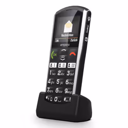 Emporia SIMPLICITY-LTE 5,08 cm (2") 90 g Nero, Argento Telefono di livello base - Vista aggiuntiva 5