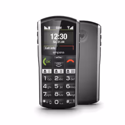 Emporia SIMPLICITY 5,08 cm (2") 90 g Nero, Argento
