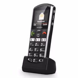 Emporia SIMPLICITY-LTE 5,08 cm (2") 90 g Nero, Argento Telefono di livello base - Vista aggiuntiva 5
