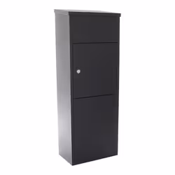 Rottner Parcel Keeper 1000, Cassetta delle lettere montata su palo, Acciaio, Nero, Chiave, Alto, Frontale