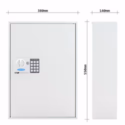 Rottner T06023 armadietto portachiave Metallo Grigio chiaro - Vista aggiuntiva 4