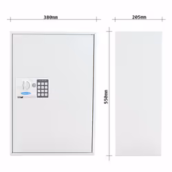 Rottner T06025 armadietto portachiave Metallo Grigio chiaro - Vista aggiuntiva 4