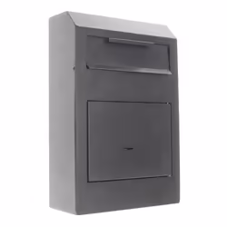 Rottner T06204, Cassaforte a muro, Grigio, Chiave, 4,48 L, Acciaio, Parete