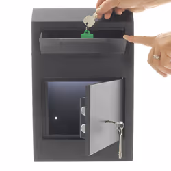 Rottner T06204 cassaforte Cassaforte a muro 4,48 L Acciaio Grigio