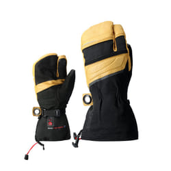 Lenz Heat Glove 8.0 Finger Cap Lobster Guanti riscaldati, nero-giallo, dimensione S per uomo