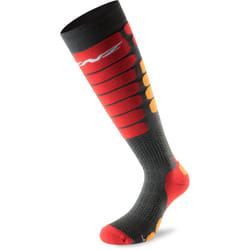 Lenz Skiing 5.0 Calzini, nero-rosso, dimensione 39 - 41 per uomo