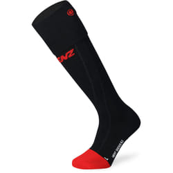 Lenz Heat Sock 6.1 Toe Cap Compression Calze riscaldate, nero-rosso, dimensione 39 - 41 per uomo