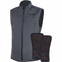 Lenz Heat Vest 2.0 Gilet riscaldato, nero-grigio, dimensione M per uomo