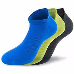 Lenz Performance Sneaker Tech Calzini, nero-grigio-blu, dimensione 35 - 38 per uomo - Vista aggiuntiva 2