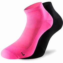 Lenz 3.0 Running Calzini, nero-rosa, dimensione 39 - 41 per uomo
