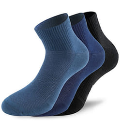 Lenz Performance Quarter Tech Calzini, nero-blu, dimensione 39 - 42 per uomo