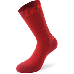 Lenz 7.0 Mid Merino Compression Calzini, rosso, dimensione 45 - 47 per uomo