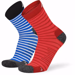 Lenz 1.0 Outdoor Calzini per bambini, rosso-blu, dimensione 31 - 34 - Vista aggiuntiva 2