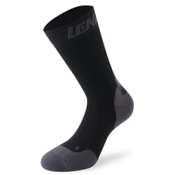 Lenz 7.0 Mid Merino Compression Calzini, nero, dimensione 45 - 47 per uomo