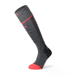Lenz Heat Sock 5.1 Toe Cap Regular Fit Unisex Calze al ginocchio Antracite, Rosso 1 paio/a