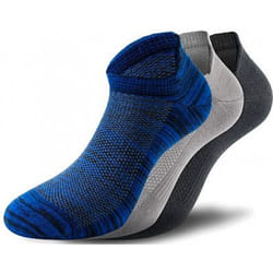 Lenz Performance Sneaker Tech Calzini, nero-grigio-blu, dimensione 43 - 46 per uomo