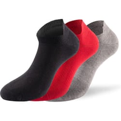 Lenz Performance Sneaker Tech Calzini, nero-grigio-rosso, dimensione 39 - 42 per uomo
