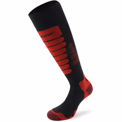 Lenz Skiing 3.0 Calzini, grigio-rosso, dimensione 39 - 41 per uomo - Vista aggiuntiva 2