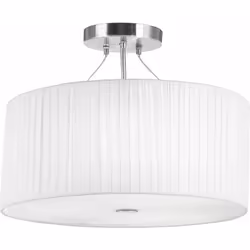 Descrizione Elegante plafoniera dal design rotondo Grazie al design semplice, questa lampada può essere dotato di paralume Te ...