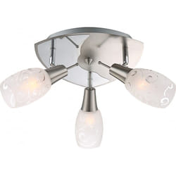 Lampada a soffitto cromo lampada nichel opaco satinato modello illuminazione