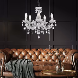 descrizione Questo lampadario dal design elegante promette una luce radiosa. Questa lampada non serve solo come fonte di luce ...