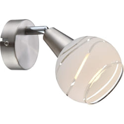 Faretti Metallo Nichel Satinato, 1 x Led E14