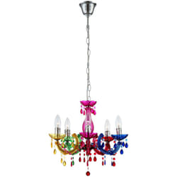 Globo - Lampadario a sospensione Lampada a pendolo a soffitto Lampadario Illuminazione sala da pranzo Lampadario colorato 63118-5