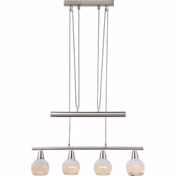 Descrizione Questa bellissima lampada colpisce per il suo design sottile ed elegante. Il vetro ha una finitura satinata ed è ...