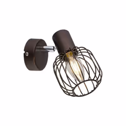 Faretto a una luce GLOBO ANAKIN, lampadina NON inclusa, color bronzo, cromo, marrone, GLB 54801-1. Faretto a una luce GLOBO A ...