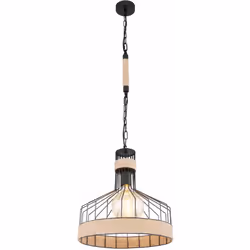 Questa lampada a sospensione, chiamata Halia, sporge nella stanza con una lunghezza totale di 135 cm. Il paralume (Ø 35 cm) è ...