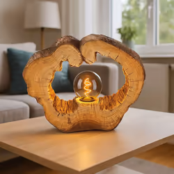 Descrizione Questa lucrativa lampada da tavolo è un'aggiunta meravigliosa e porta un po' di natura nei tuoi interni. Il tronc ...
