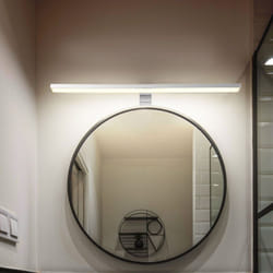 Lampada da parete lampada da specchio bagno lampada corridoio led cromo IP44 l 60 cm