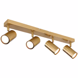 faretti metallo color oro spazzolato, metallo color oro spazzolato, LxLxA: 560x60x120mm, escl. 4x GU10 35W 230VI nostri faret ...