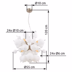 GLOBO 15633HO illuminazione da soffitto E14 - Vista aggiuntiva 5