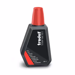 Trodat 7011 RED, Cartuccia d'inchiostro, Rosso, Trodat, Nero, 44 mm, 22 mm