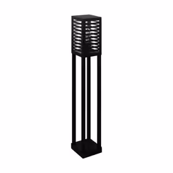 EGLO Alamonte 3, Illuminazione a pavimento da esterno, Nero, Alluminio, Acciaio, IP44, III, E27