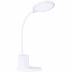 Collezione BROLINI LUCE E COMODITÀ La lampada da tavolo BROLINI minimal ha una struttura in policarbonato Bianco.. Luce Led I ...