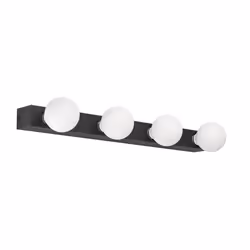 EGLO Guanal, Superficie, Rettangolo, 4 lampadina(e), E27, IP20, Nero