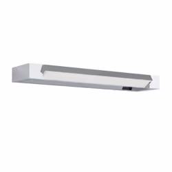 EGLO Gemiliana, Cromo, Bianco, Plastica, Acciaio, IP44, Rettangolo, 1 lampada(e), LED
