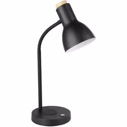 Collezione VERADAL LA LAMPADA PER LA TUA SCRIVANIA La lampada da tavolo VERADAL-QI minimal ha una struttura in Acciaio Nero c ...