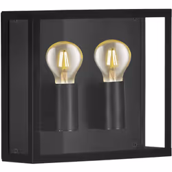 Collezione ALAMONTE ILLUMINA CON STILE IN MODO AFFIDABILE L'applique con 2 lampadine E27 per esterni ALAMONTE 1 è costituita  ...