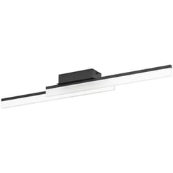 Eglo - Plafoniera Moderna Palmital Alluminio Nero 2 Luci Led Integrato 11W