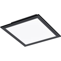 Eglo - Plafoniera Moderna Salobrena 1 Alluminio Nero Luce Led Integrato 14W