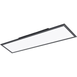 Eglo - Plafoniera Moderna Salobrena 1 Alluminio Nero Luce Led Integrato 33W