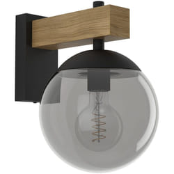 Eglo - Applique Esterno Contemporanea Bufalata Acciaio Marrone 1 Luce E27