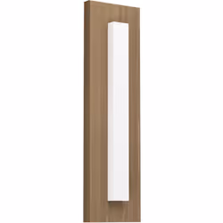 Collezione BITETTO LUCE PER INGRESSO L'applique per esterni a LED è composta da un corpo marrone in acciaio. Questa lampada p ...